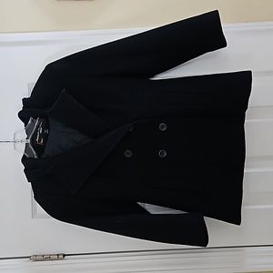 Stephanie Mathews Kids Navy Blue Pea Coat size 8